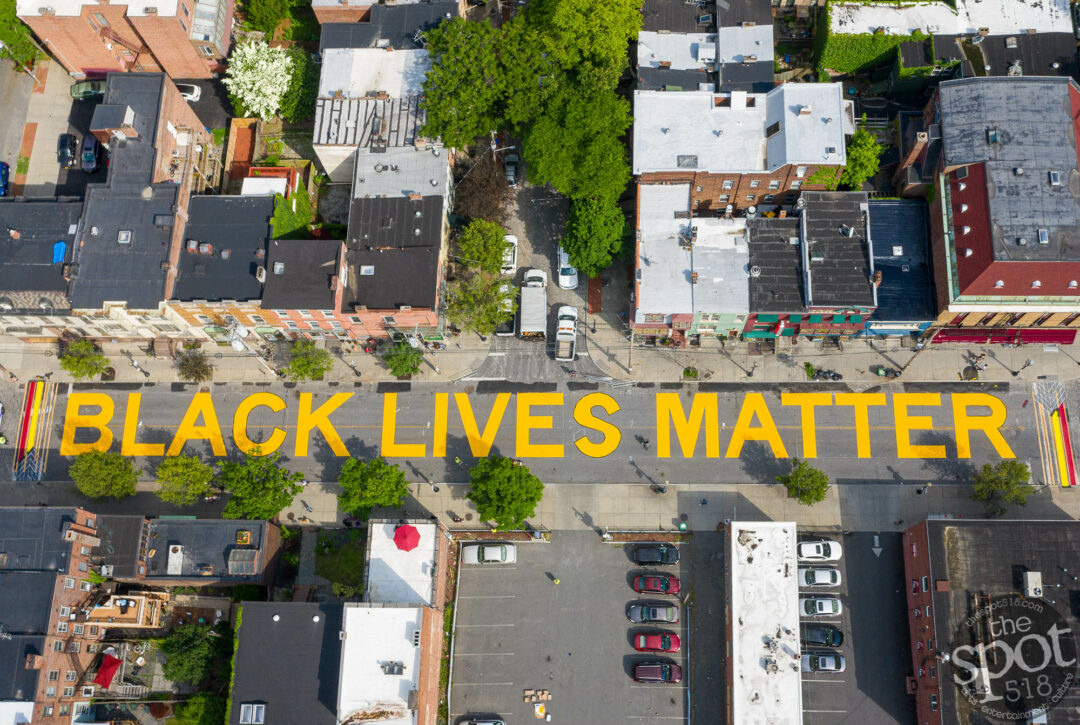 Spotlight News – Black Lives Matter painted on Lark Street in Albany
